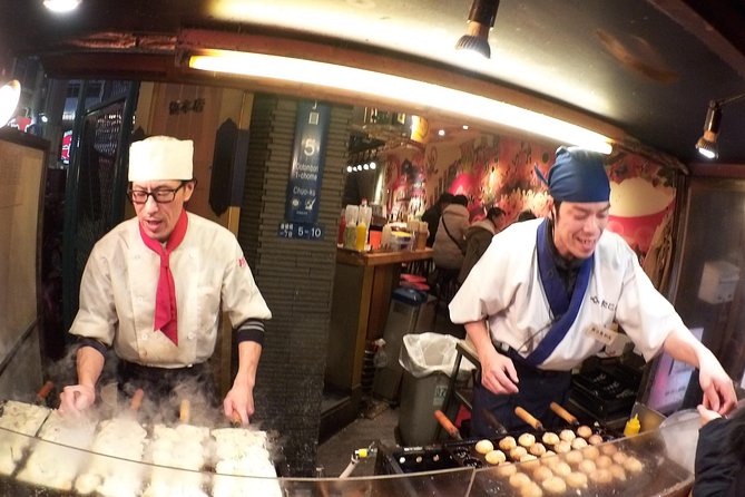 Evening Street Food Hopping Tour in Downtown Osaka - Tour Itinerary and Experience