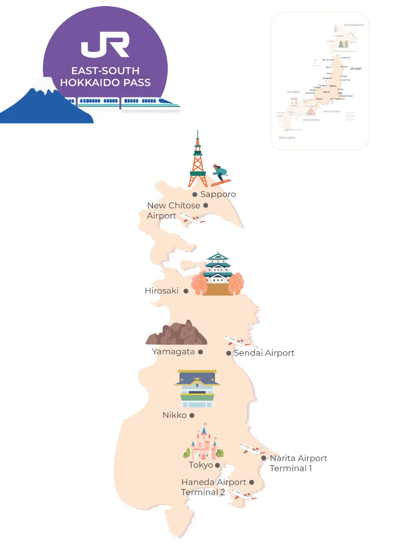JR East-South Hokkaido Rail Pass - Pass Details: Access to All Shinkansen in the Area