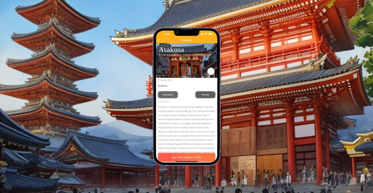 Asakusa（Tokyo）: Smartphone Audio Guide Tour - Navigation and Directions