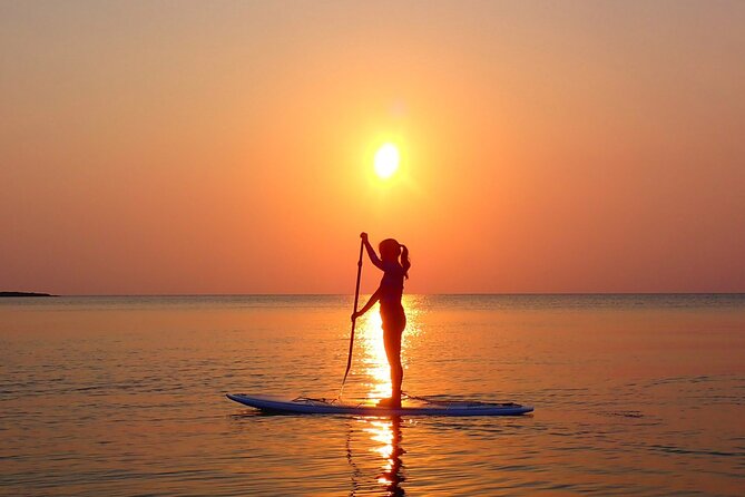 [Okinawa Miyako] [Evening] Twilight in the Sea of Silence... Sunset SUP / Canoe - Sunset SUP: Paddling Through the Serene Waters of Okinawa Miyako