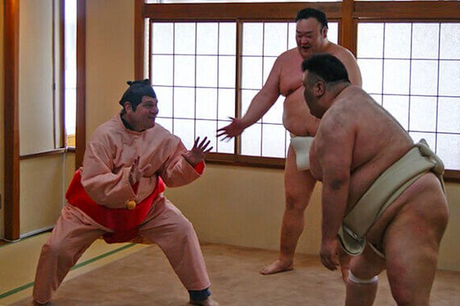 Private Asakusa and Ryogoku Walking Tour With Sumo Wrestler - Sumo Wrestling Experience