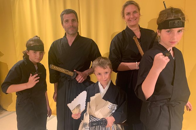 Samurai Sword Experience for Kids and Families - Confirmation and Accessibility