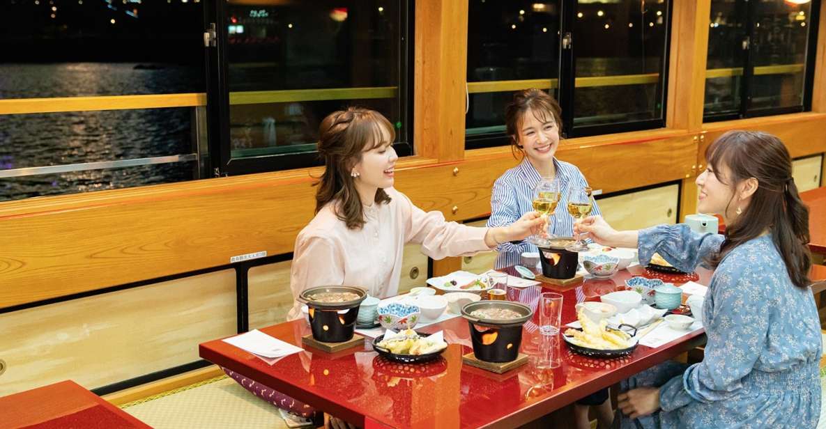 Sumida River: 日本の伝統的な屋形船ディナークルーズ - Experience Highlights