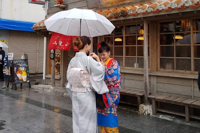 Walking Around the Town With Kimono You Can Choose Your Favorite Kimono From [Okinawa Traditional Co - Exploring Okinawas Traditional Kimono Styles