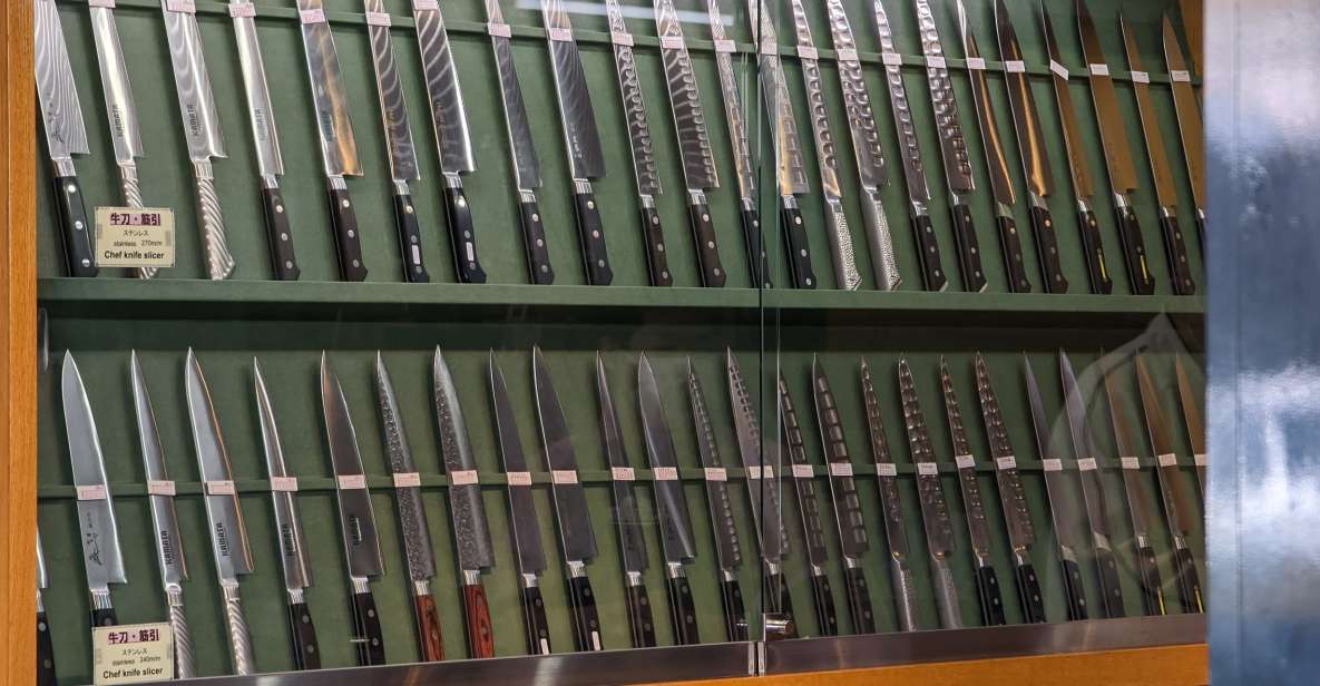 Asakusa: Kitchen Knife Store Visits After History Tour - Japanese Sweet Snacks