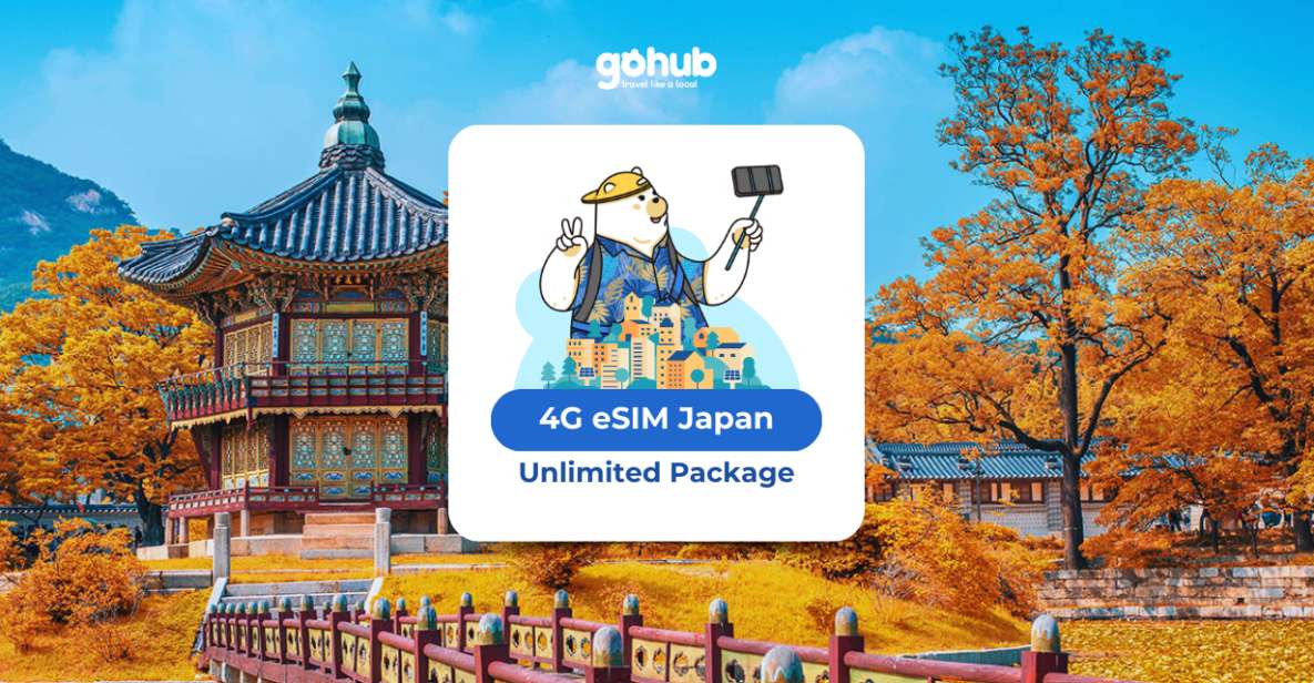 [Black Friday] Japan: Esim Roaming Mobile Data Plan - Flexible Cancellation Policy for Esim Roaming Mobile Data Plan