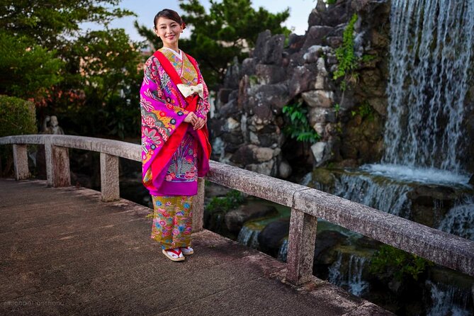 Walking Around the Town With Kimono You Can Choose Your Favorite Kimono From [Okinawa Traditional Co - Capturing Memories: Best Photo Spots in Okinawa