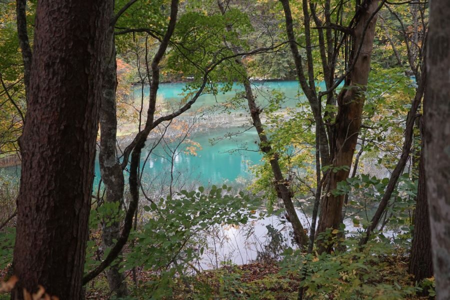 Colored Ponds Nature Hiking Great View Onsen Tour