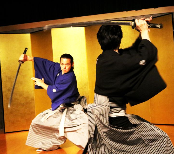 Kyoto: Samurai Kenbu Show, a Traditional Sword Dancing - COVID-19 Safety Measures