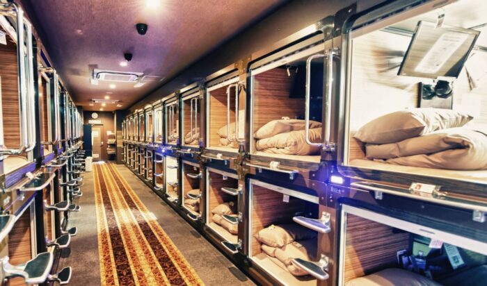 Capsule Hotel In Tokyo