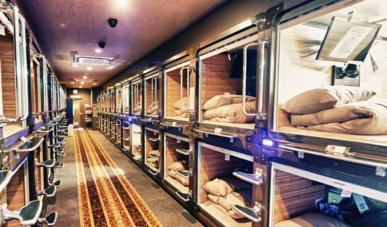 Capsule Hotel In Tokyo