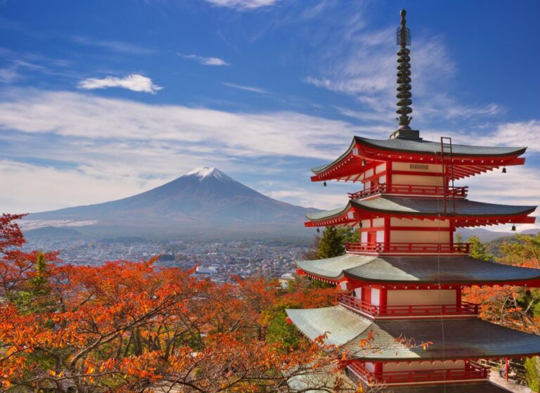 Chureito Pagoda Fuji View