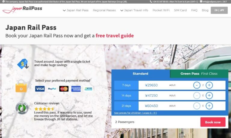 JRailpass.com Review: Is It Legit Or a Scam?