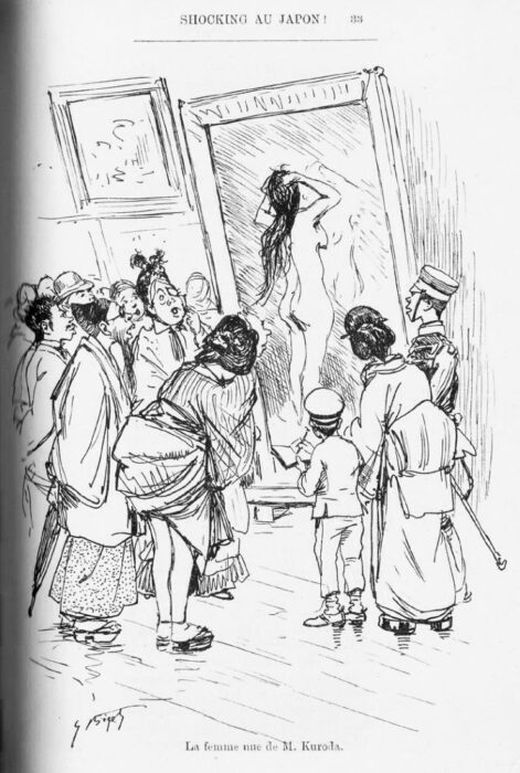 La femme nue de M Kuroda by Georges Bigot