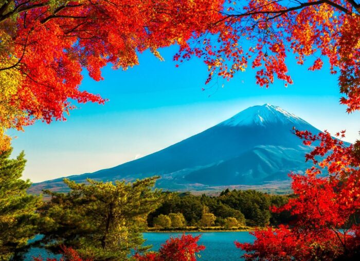 Mount Fuji view from Kawaguchiko