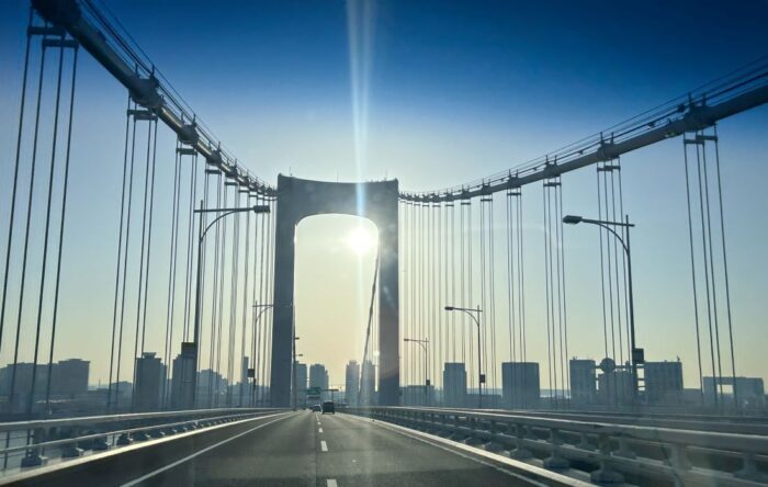 Rainbow Bridge Odaiba Tokyo