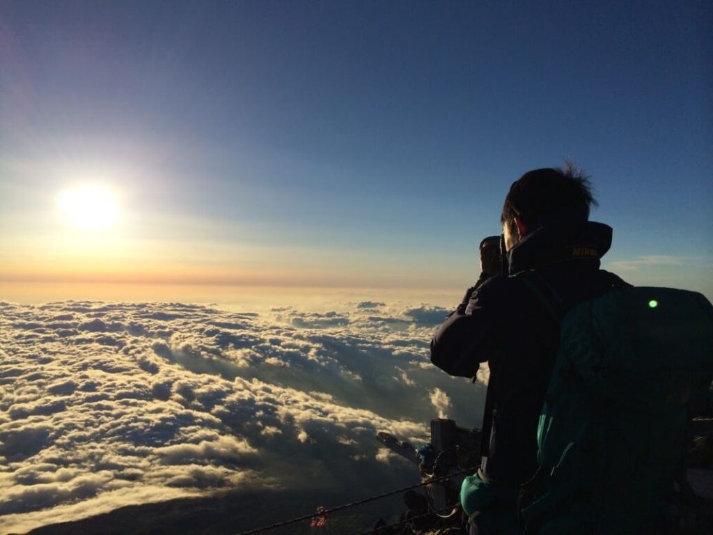 Sea Of Clouds On Fuji