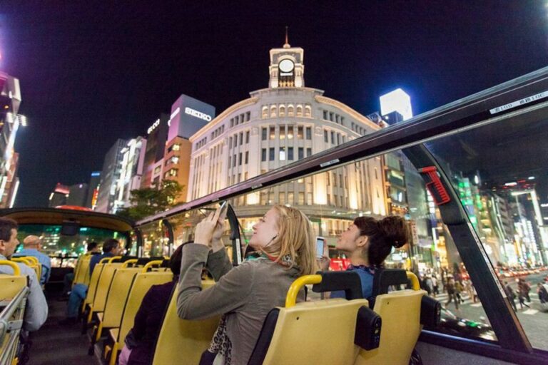 Tokyo Hop On Hop Off Sightseeing Bus Ticket