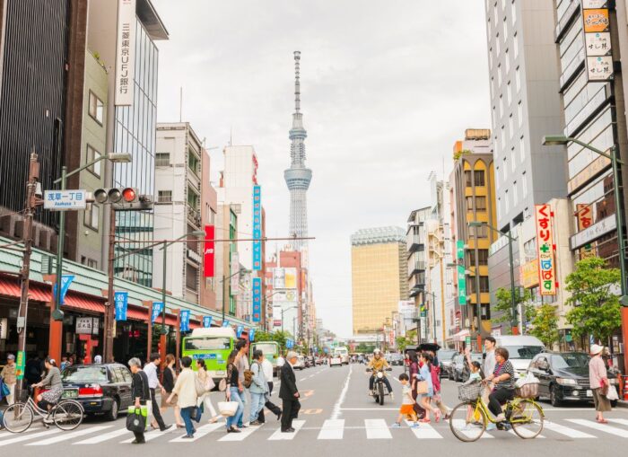 Tokyo Skytree From Asakusa