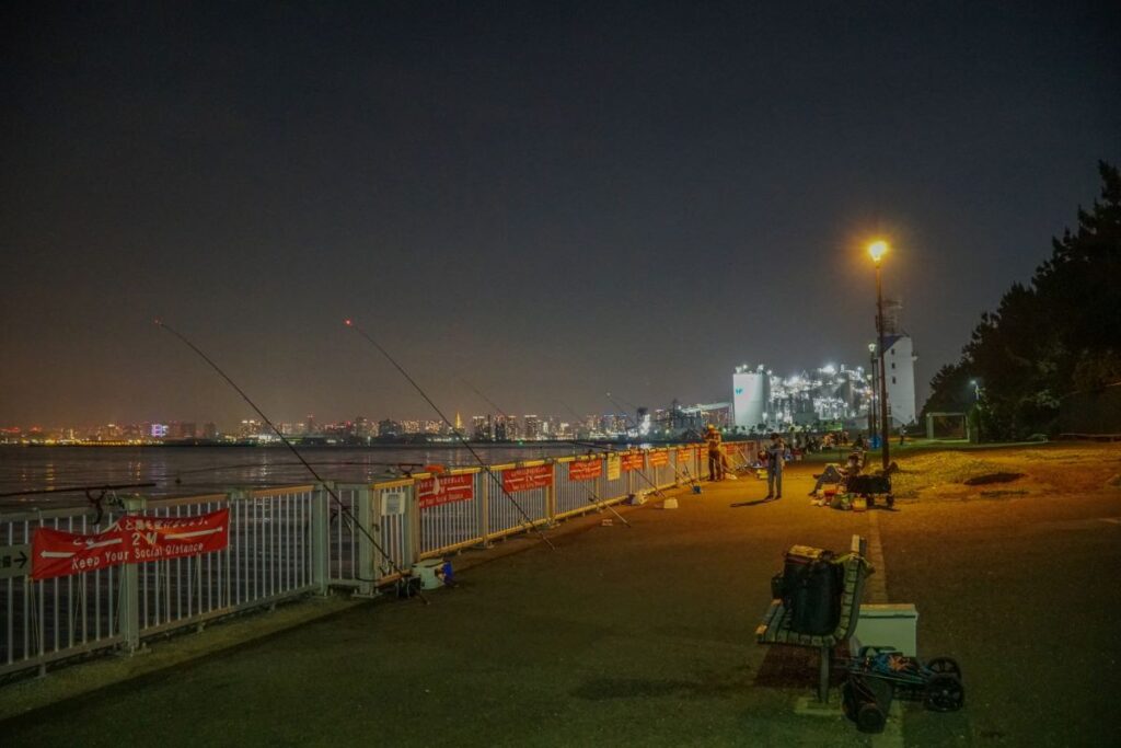 Wakasu Seaside Park Fishing Area Koto ku Tokyo