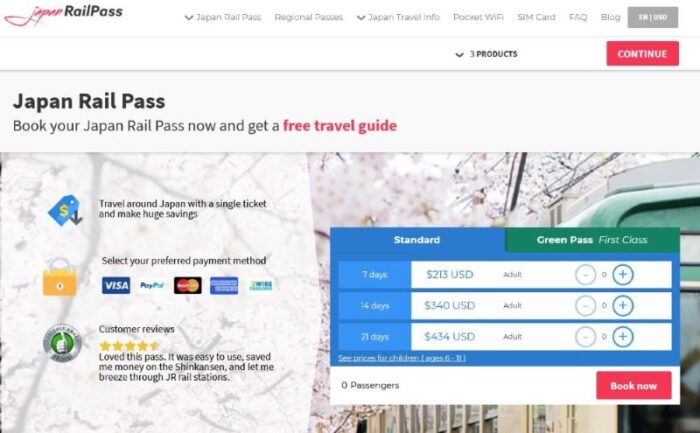 Buying A Japan Rail Pass From Jrailpass Com