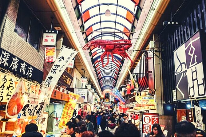 Kuromon Market Tour: All Inclusive 15 Dishes & 34 Samplings