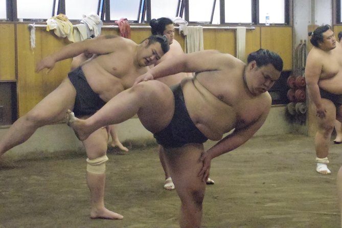Sumo Morning Practice Tour At Stable In Tokyo