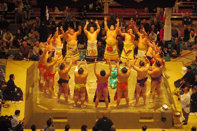 Sumo Wrestling Tournament Experience in Tokyo